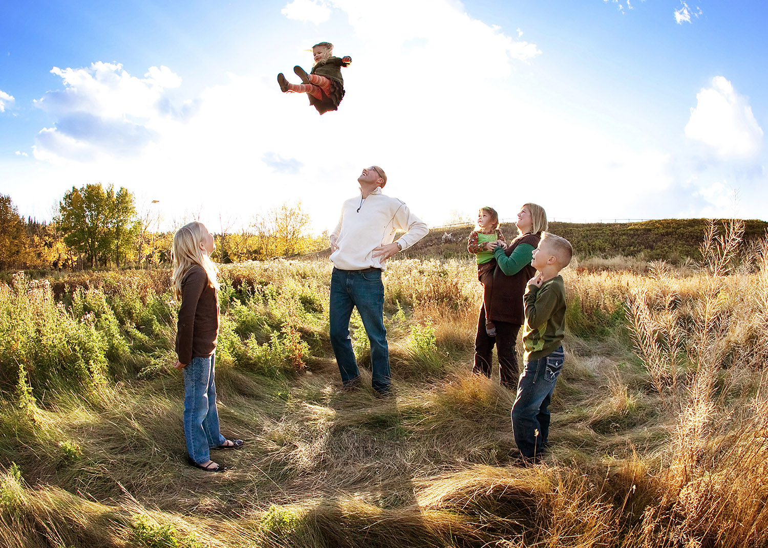 Fun family portrait 