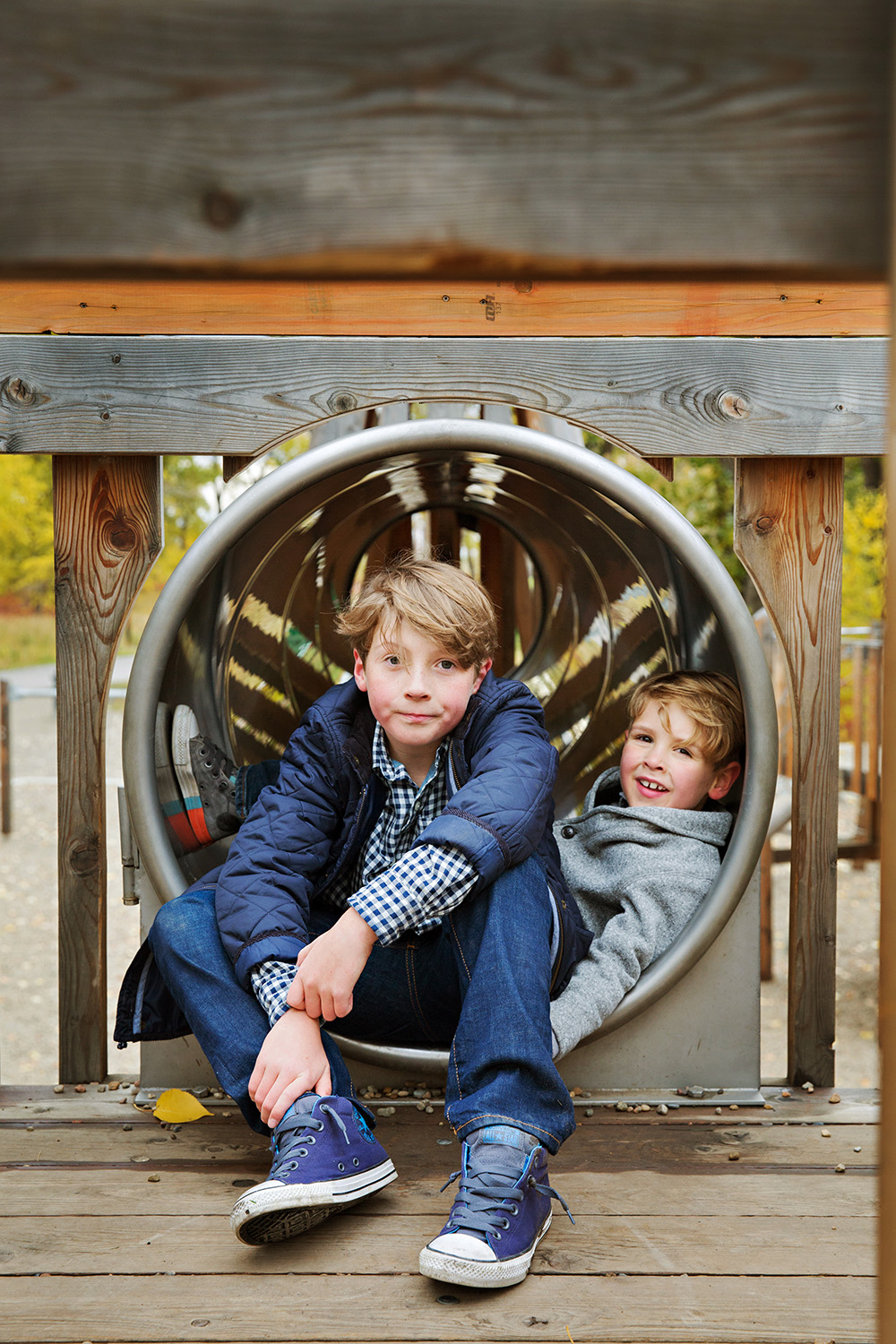 brothers in the tube at St. Patrick