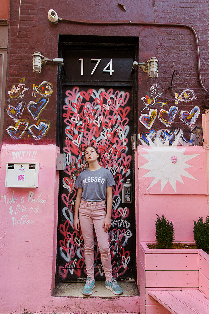 Graffiti doorway in NYC